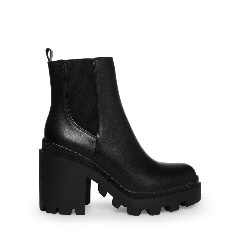 2×HOST PICK😍 NWB "ROXIE" STEVE  MADDEN 100% LEATHER CHUNKY BOOTS